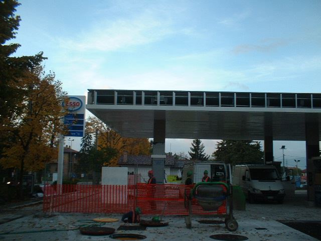 Cantiere Esso a Gubbio