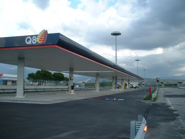 Stazione Q8 completata
