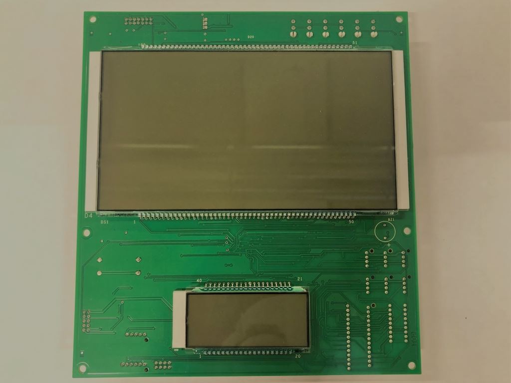 Display a cristalli liquidi per erogatore